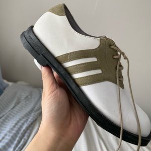 Adidas golf shoes (w 6.5 - worn twice at driving range only)